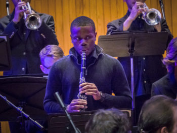 Ini Oguntola. Photo by L. Barry Hetherington. Jacob Collier's MIT concert 2