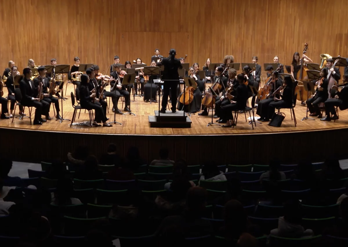 Wiesner Award winner Tristan Shin conducting.